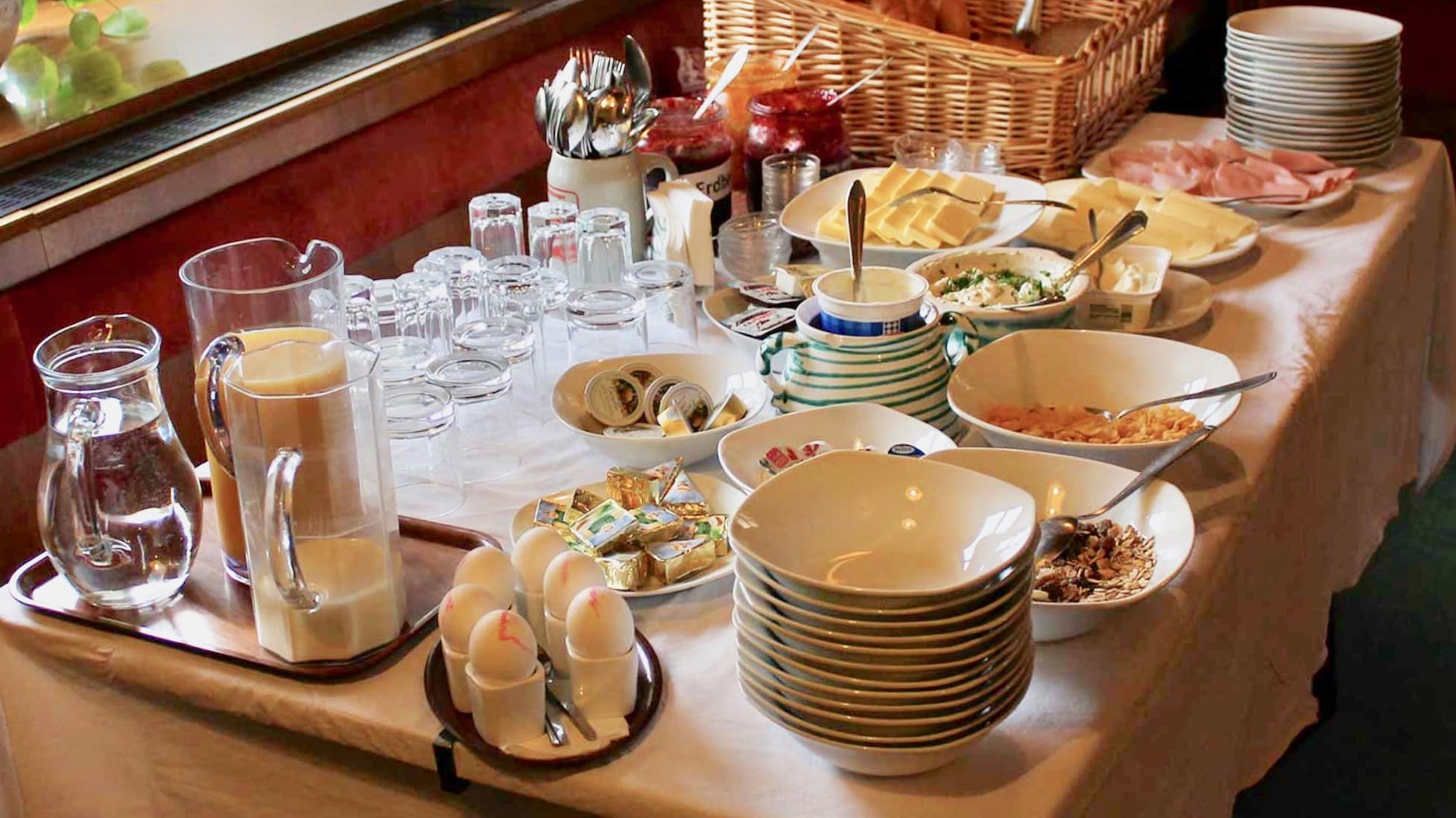 Frühstück im Landhaus Meingast